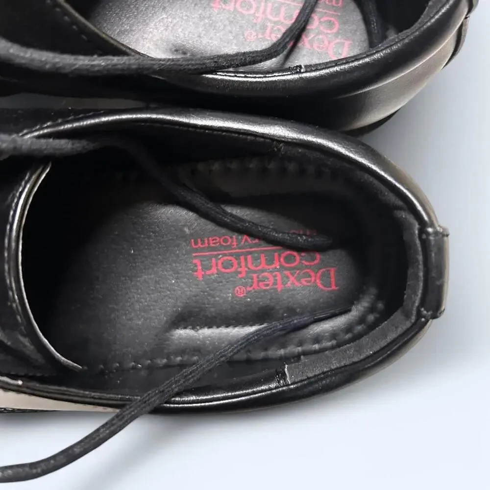 Men's Black Oxford Dexter dress shoes‎ size 9.5